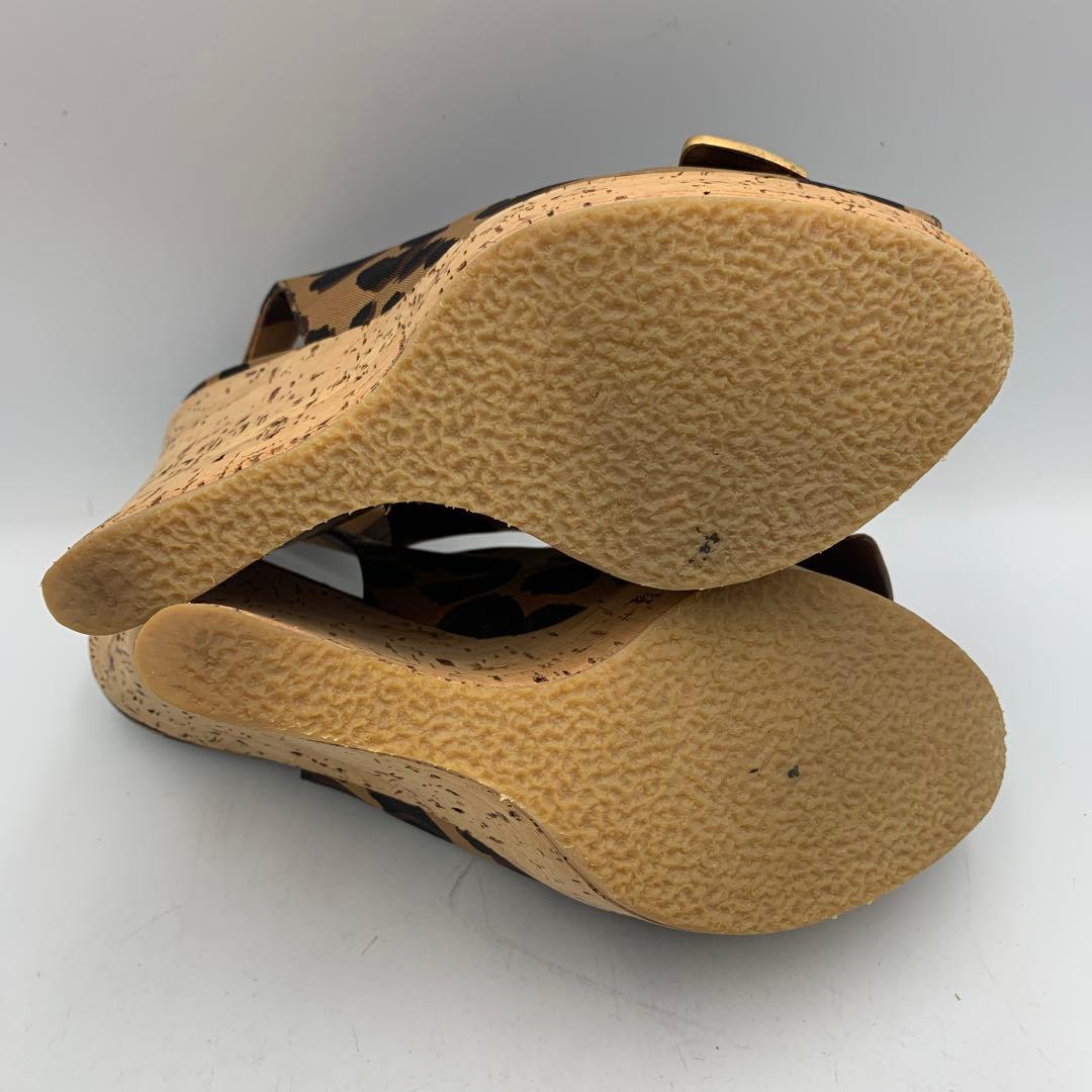 V949B ルイ ヴィトン サンダル 37 約23.5cm レオパード - メルカリ