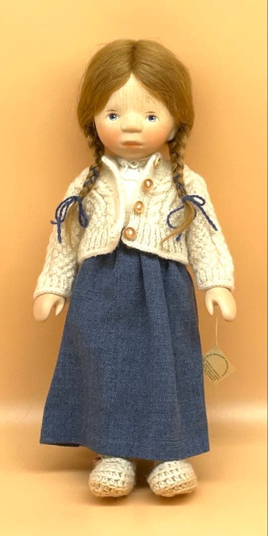 ポングラッツ人形　オールウッド 身長約37cm 着替え用の服有り、スタンド付き ポングラッツ人形 オールウッド 身長約37cm 着替え用の服有り