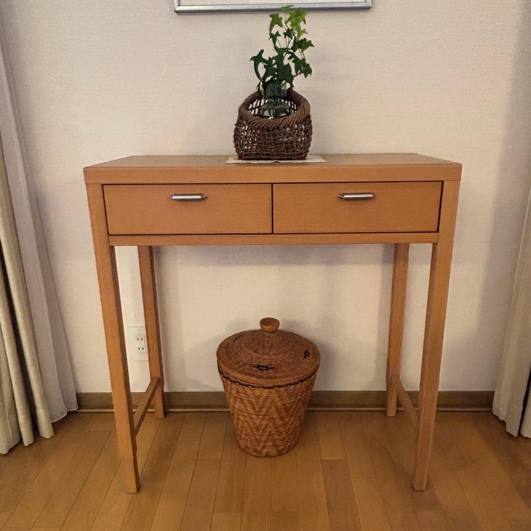 奈良市引き取り可☆ カンディハウス コンソールテーブル 旭川家具 北欧