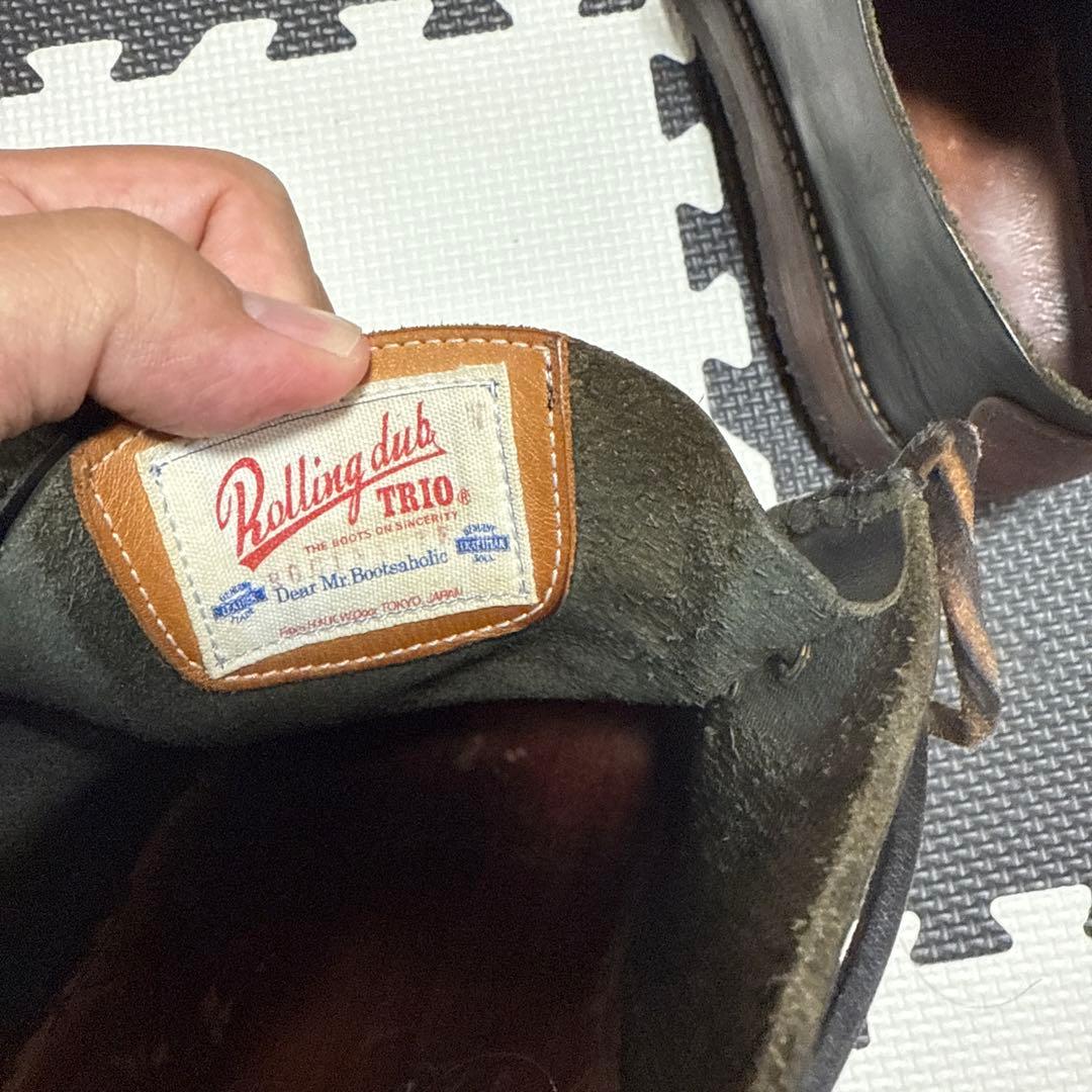 ローリングダブトリオ　US8 26.0cm チロリアンブーツ