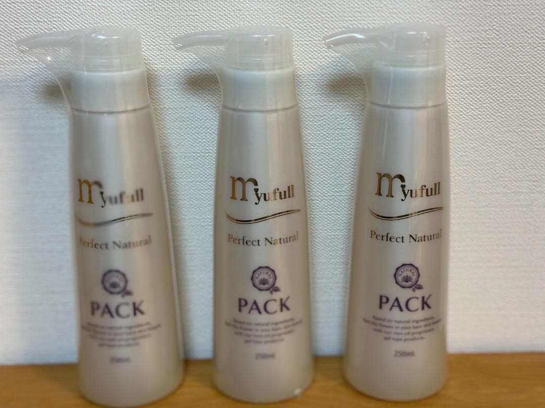 ミューフル PNパック 250ml　3本セット ナチュラルシリーズPN PNパック – 【公式】ミューフル ( myufull ) 化粧品