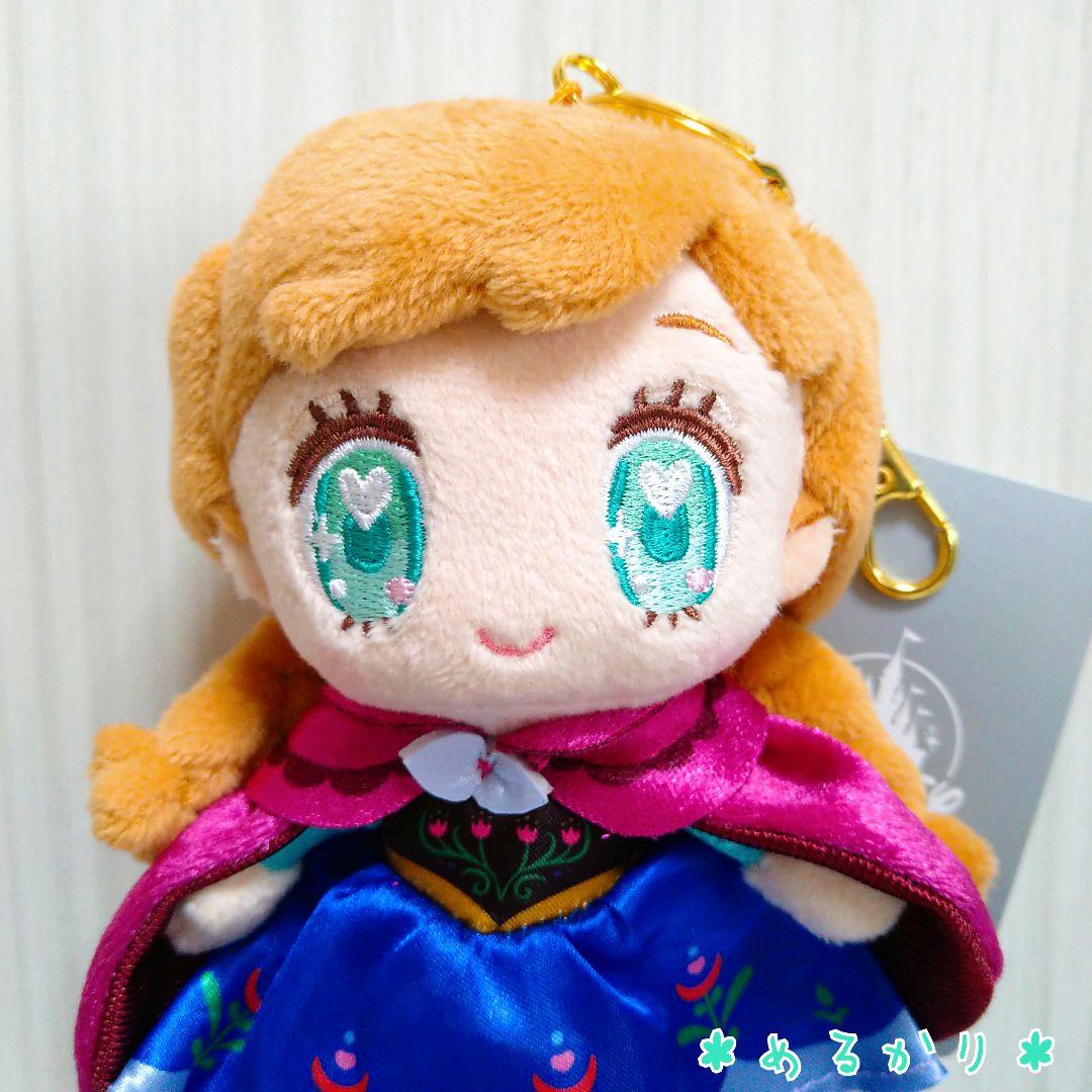 ディズニーストア アナと雪の女王 tiny ぬいぐるみ キーチェーン アナ
