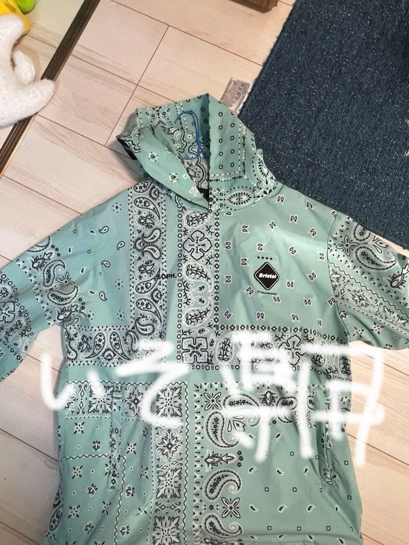 Bristol バンダナ柄 ナイロンジャケット 新品 JP L size(XL) バンダナ柄 ナイロンジャケット ペイズリー柄 ウインドブレーカー