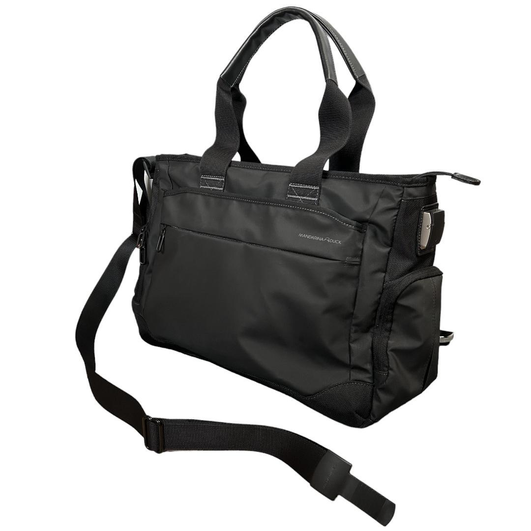 美品◉マンダリナダック ビジネスバッグ ACEコラボ 2way 撥水 収納力