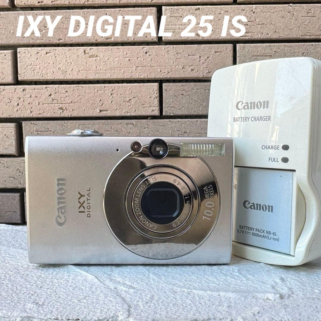 実写美⭕️良品【動作確認済み】 Canon IXY DIGITAL 25 IS Amazon | Canon デジタルカメラ IXY (イクシ) DIGITAL 25IS (シルバー