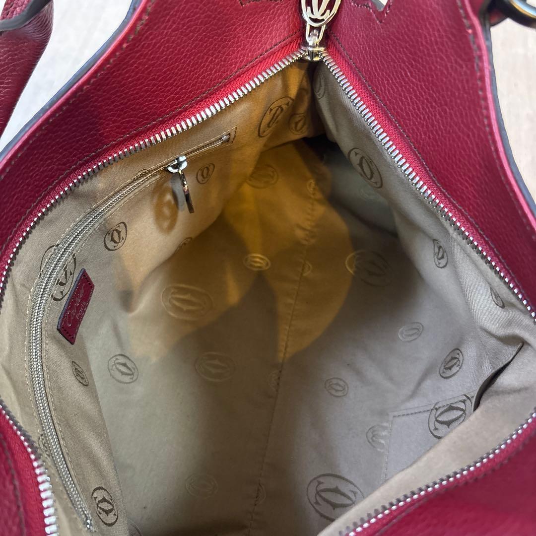 新品未使用 美品Cartier【カルティエ】マルチェロ ハンドバッグ 赤