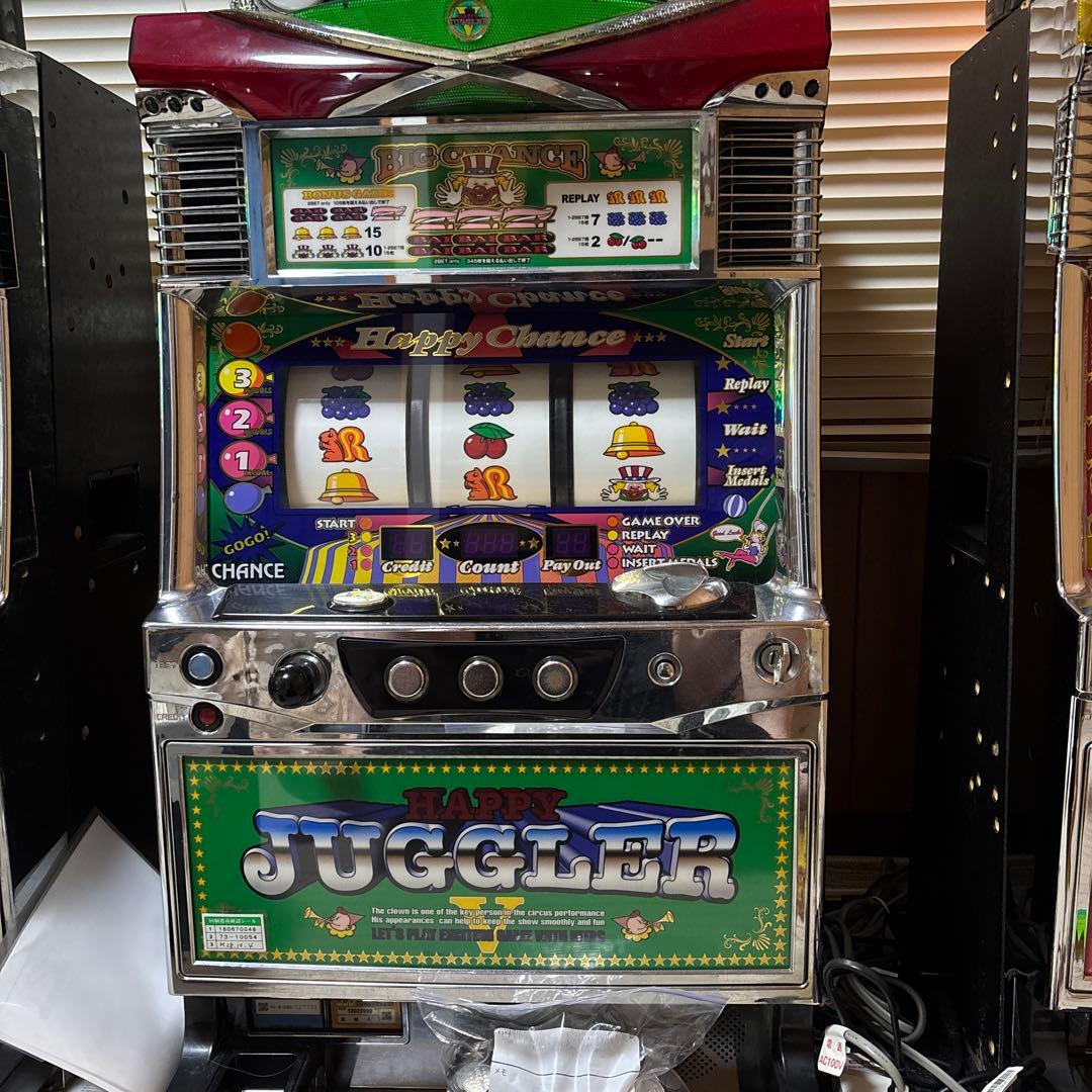 ハッピージャグラー　実機　不要機・データカウンター・1000枚付 北電子 ハッピージャグラーVII 中古パチスロ実機 [4ch対応] A-SLOT