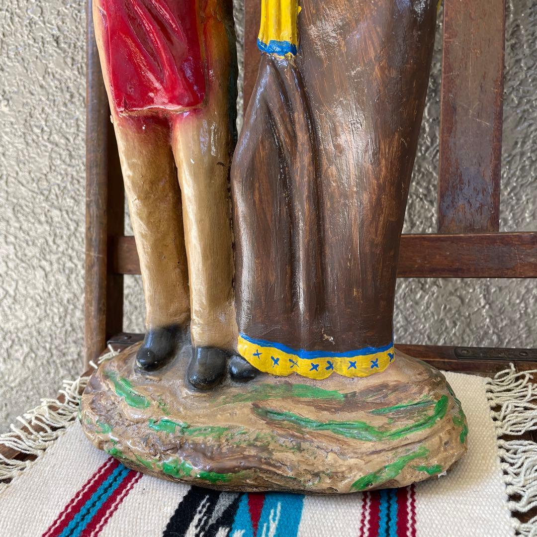 希少品！1970年代カチナ精霊ダンスの油彩ヴィンテージネイティブアメリカン