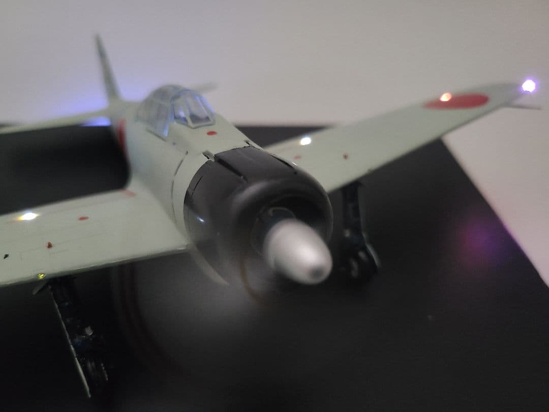 零式艦上戦闘機21型 坂井三郎乗機リアルモーターライズ完成品 - メルカリ