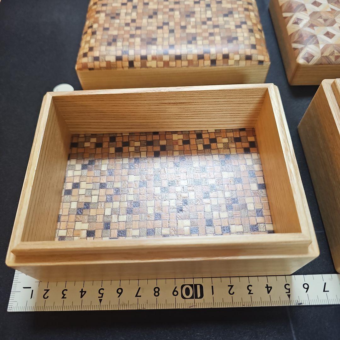 値下げ】大田木工 OTA MOKKO 箱根寄木細工 木製箱 2セット - メルカリ