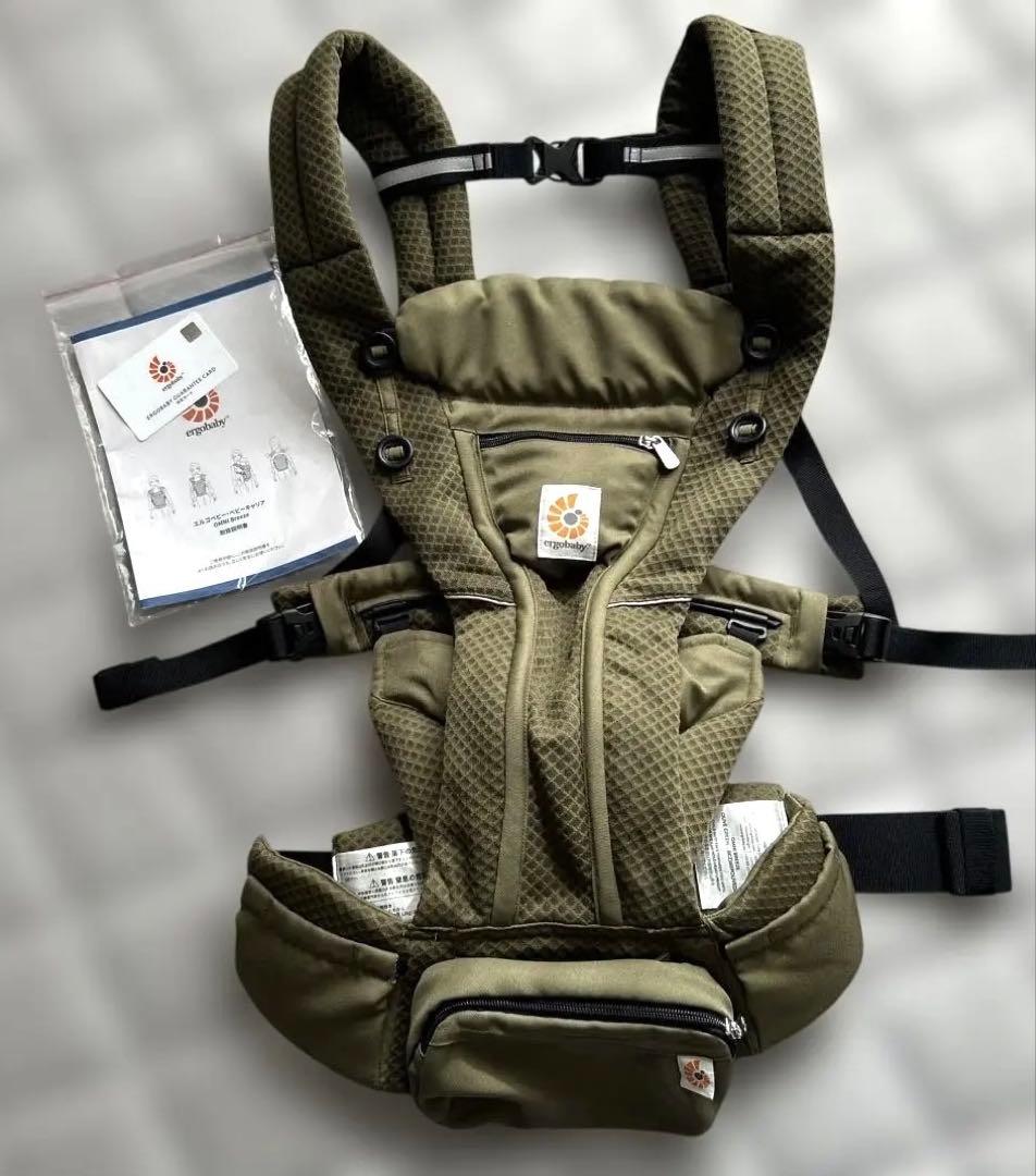 ergobaby エルゴ OMNI breeze OLIVE GREEN ERGObaby Draagzak Omni Breeze Olive Green online kopen? | BabyPlanet