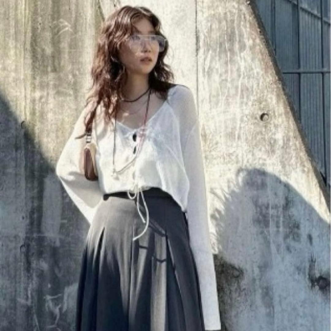 美品☆Ameri☆LAYERED KNIT CARDIGAN TOP☆完売☆ - メルカリ