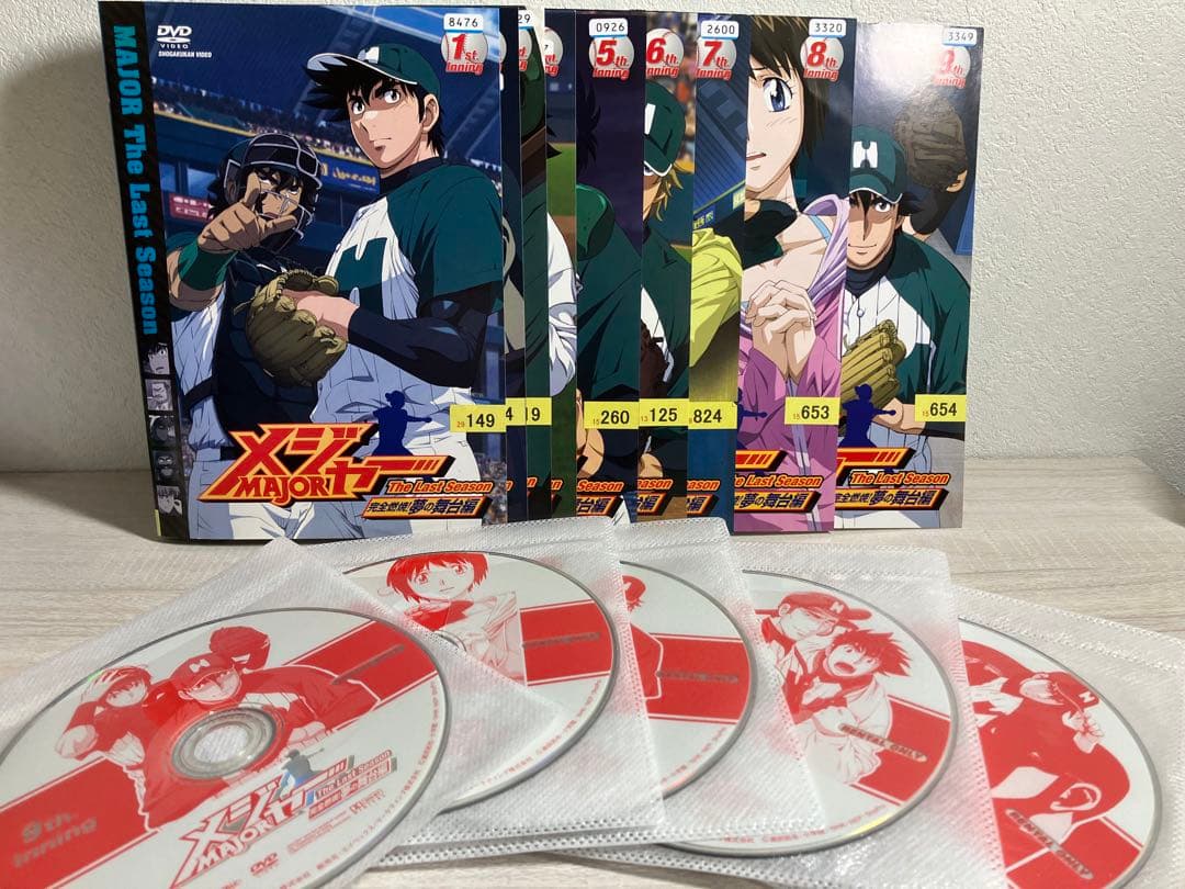 メジャー MAJOR 1期~6期 レンタルDVD アニメ 全巻セット - メルカリ