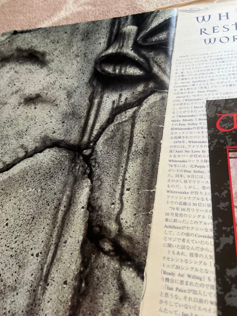 WHITESNAKE ホワイトスネイク パンフレット METALLION 計6冊 - メルカリ
