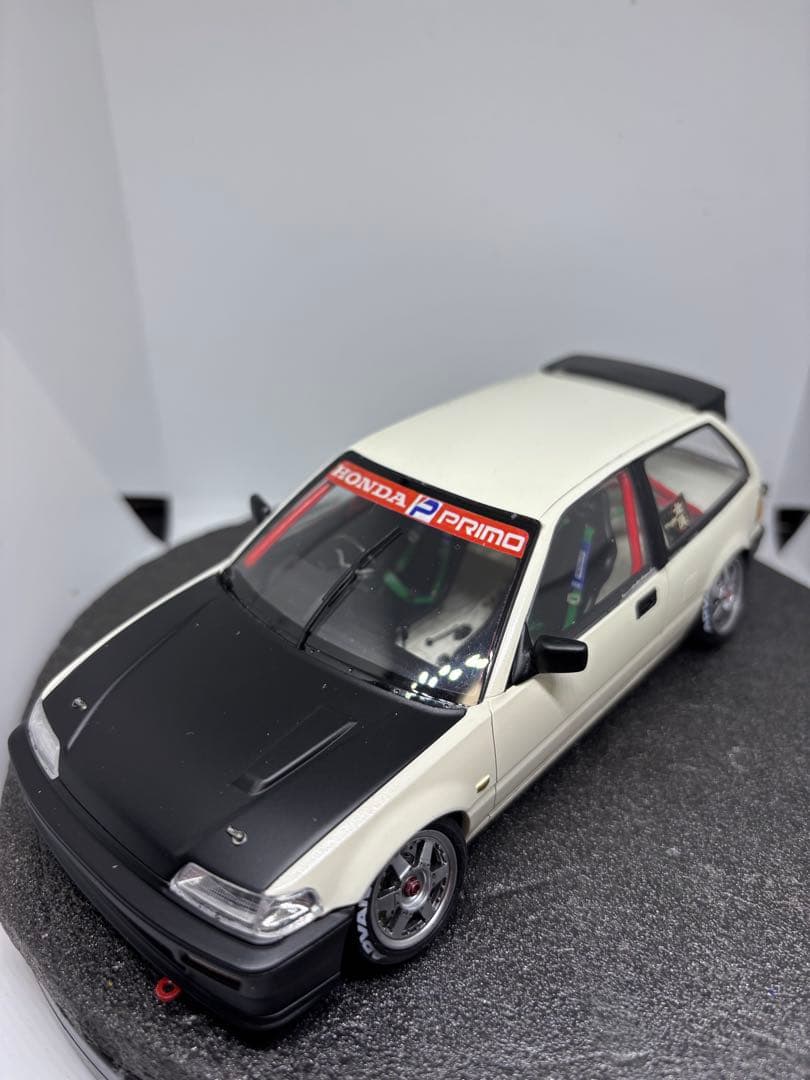 プラモデル完成品 BEEMAX アオシマ ホンダ シビック EF3 環状線仕様