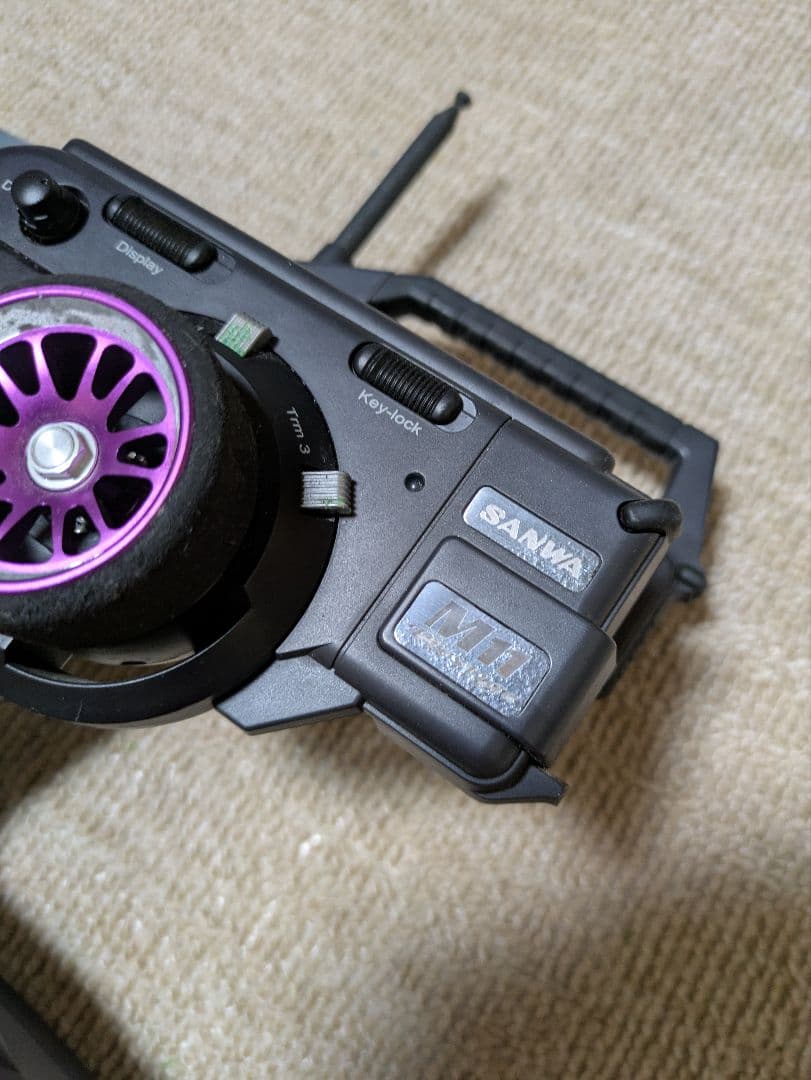 サンワ M11 Prestige パープルVer 送受信機プロポバッグ付き中古品
