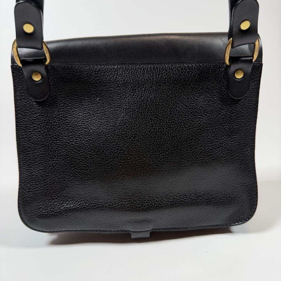 美品】イルビゾンテ ショルダーバッグ レザー シボ革 ゴールド金具