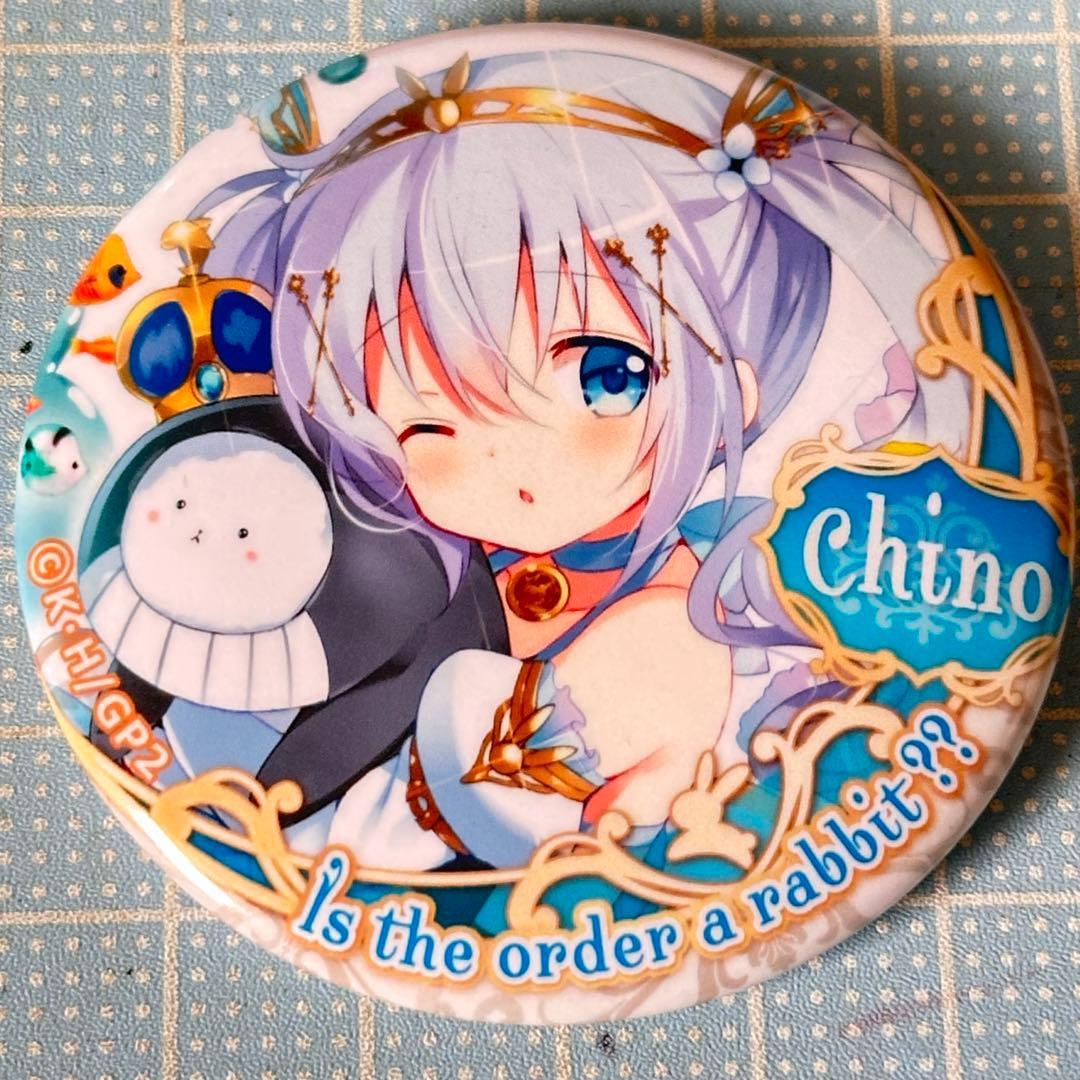 ごちうさ ご注文はうさぎですか？ チノ 香風智乃 缶バッジ Koi 原画