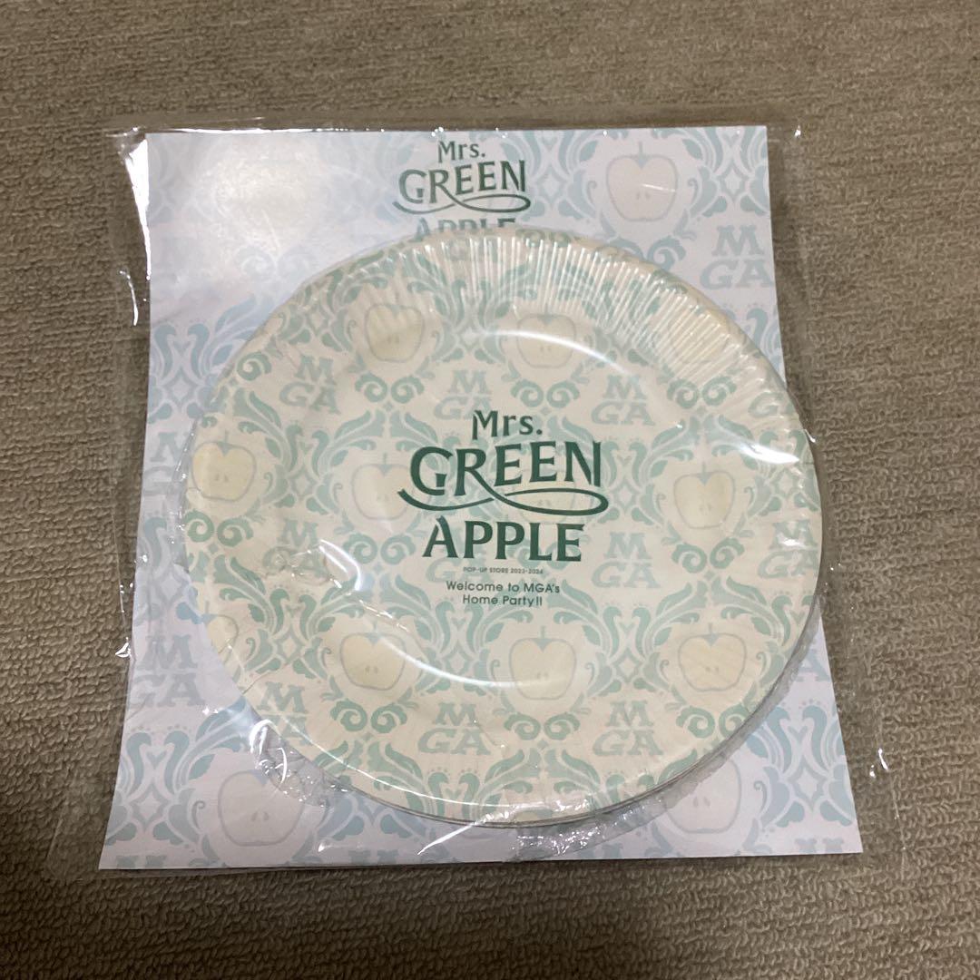 紙皿 スプーン、フォーク付 ミセスグリーンアップル Mrs.GREENAPPLE