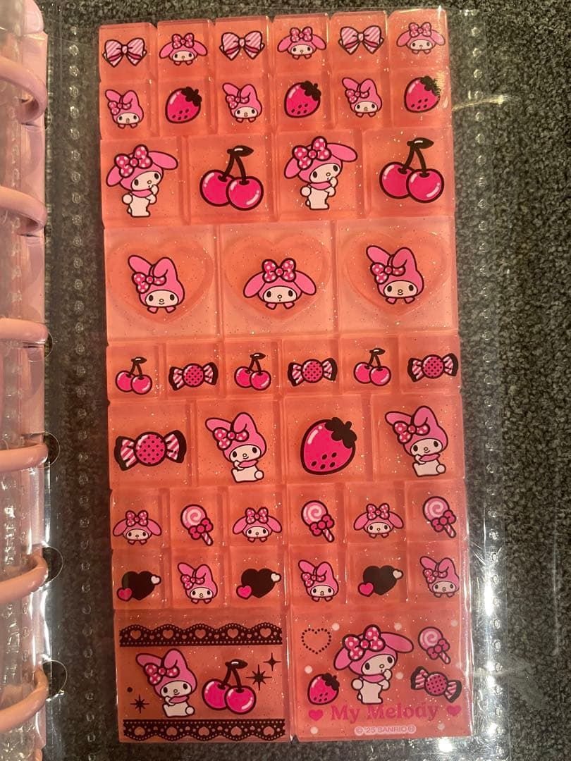 サンリオ ボンボンドロップシール シール手帳 ラブブ - メルカリ