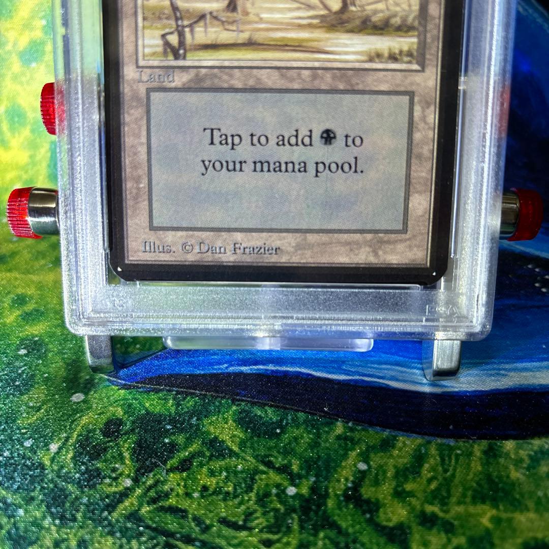 5001 (A)《沼/Swamp》[LEA] 土地　mtg アルファ　α