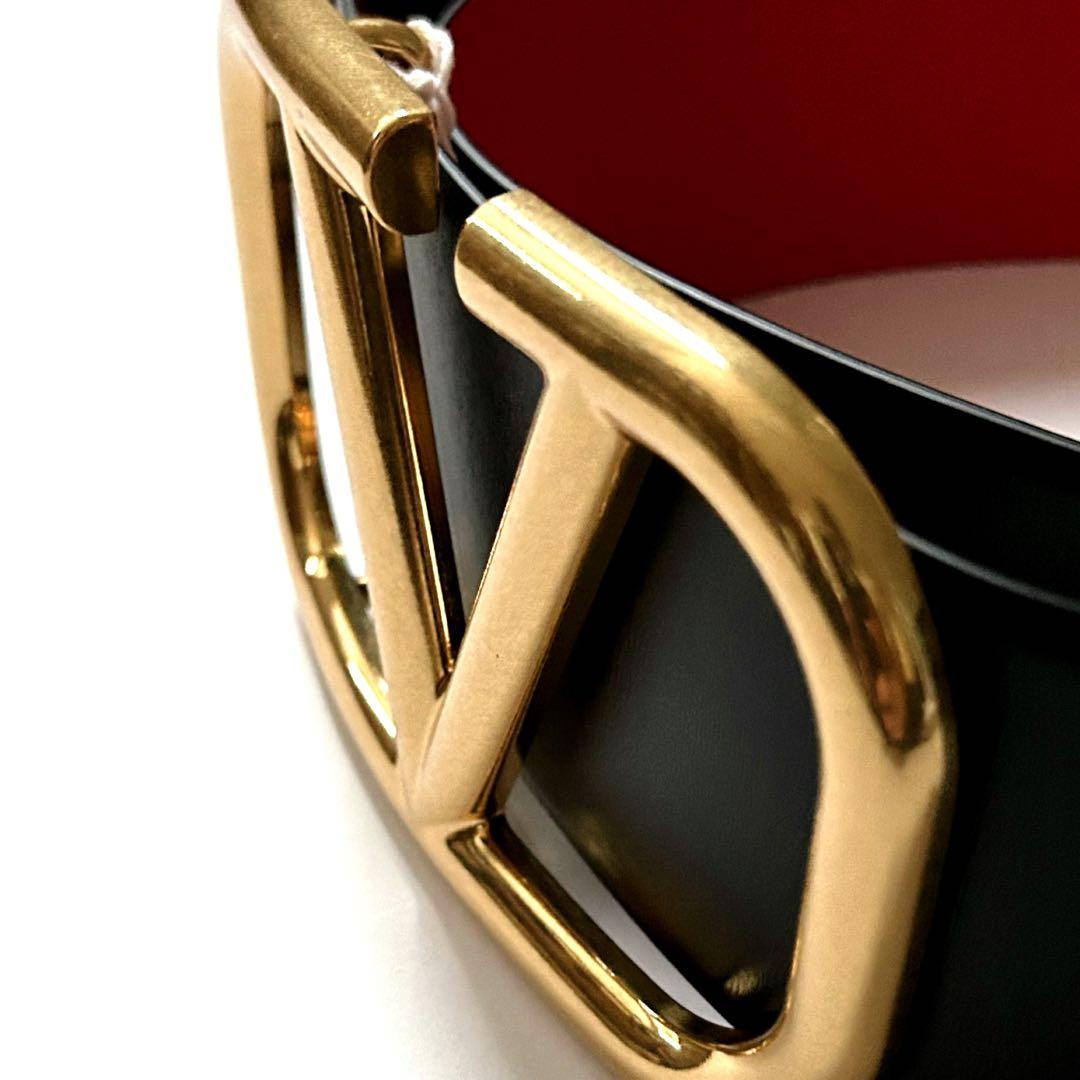 新品75 70MM VALENTINO ヴァレンティノ Vロゴ ベルト VLTN - メルカリ