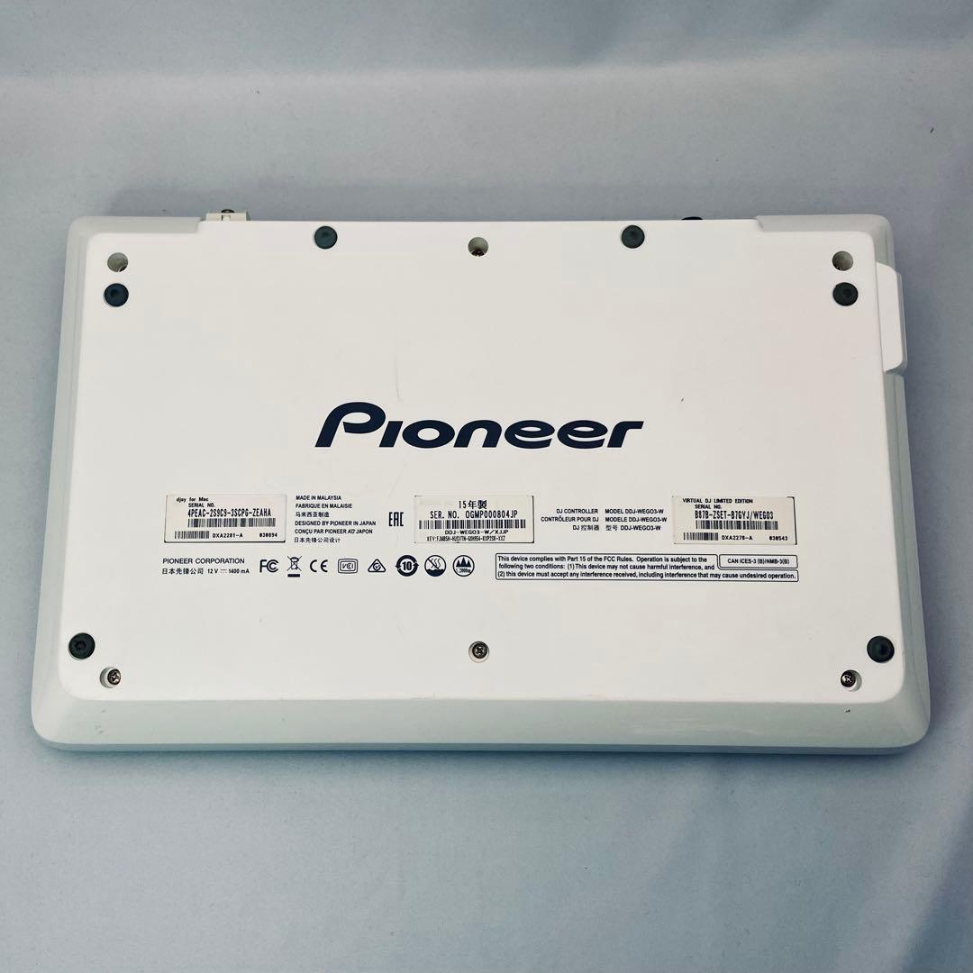 PIONEER DJ DDJ-WEGO3-W USBバス電源 スクラッチ対応 - メルカリ