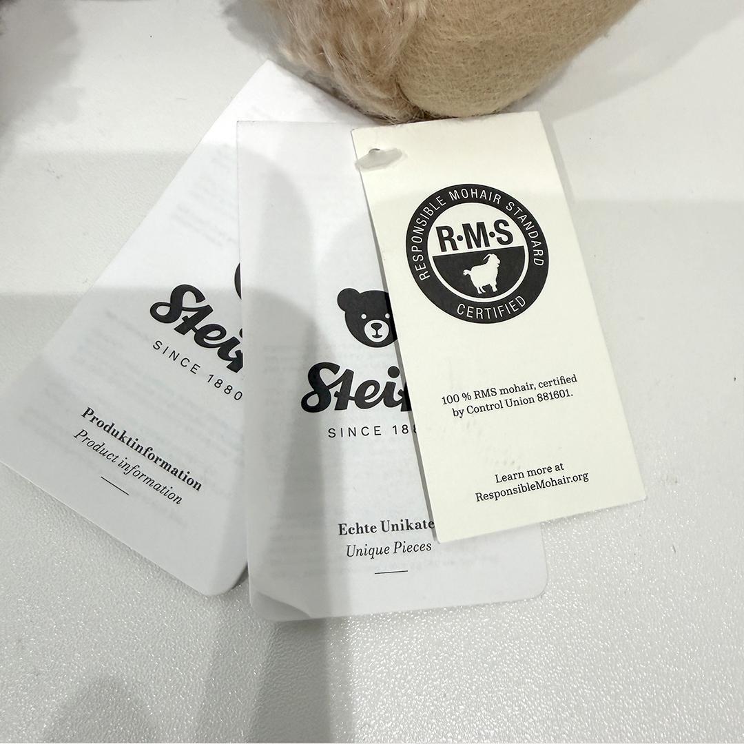 超レア シュタイフ Steiff RILY 今市隆二 コラボ 白タグ パディ - メルカリ