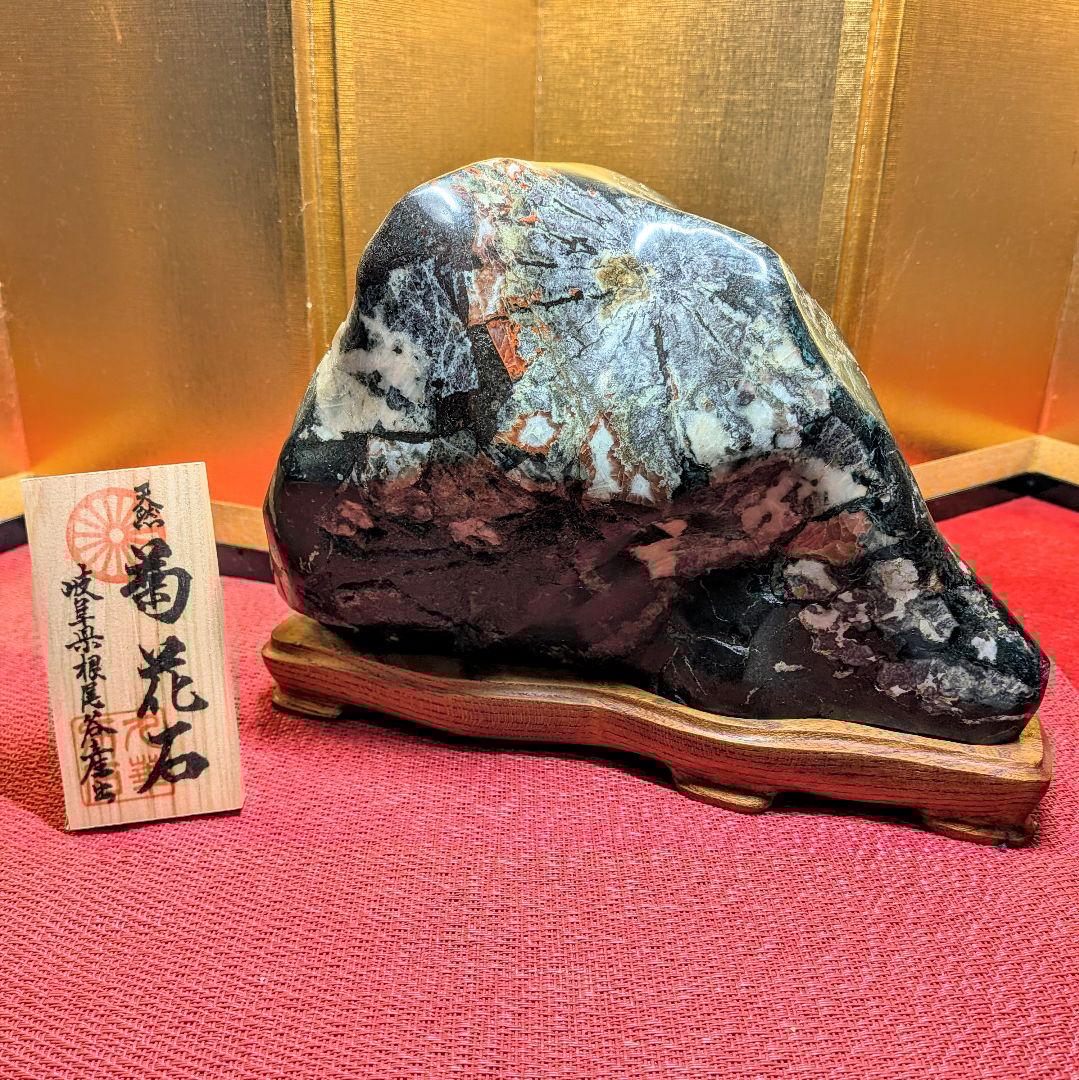 菊花石 岐阜県根尾谷産4.6㌔ 鑑賞石 観賞石 水石 盆石 天然石 - メルカリ