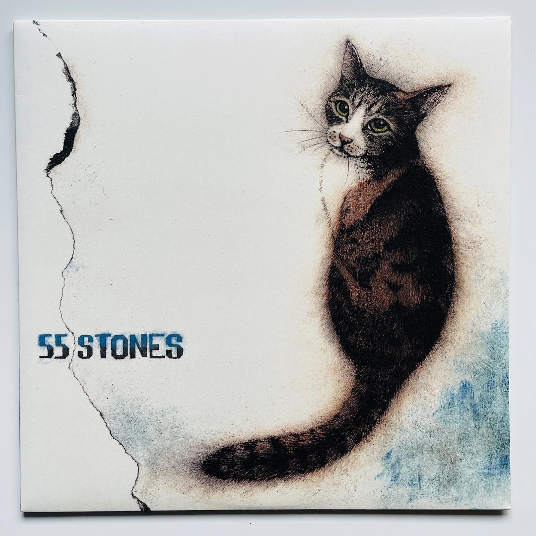 美品 貴重 レコード ステッカー〔 斉藤和義 55 Stones 〕重量盤LP
