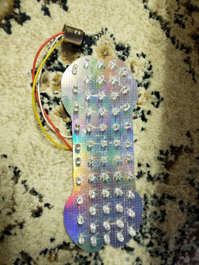 GT380 サンパチ 流れるようなLED くるくるテールランプ レインボー