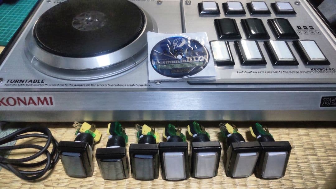 美品 ビートマニア 後期型 プレミアムコントローラー 静音化 DAOボタン