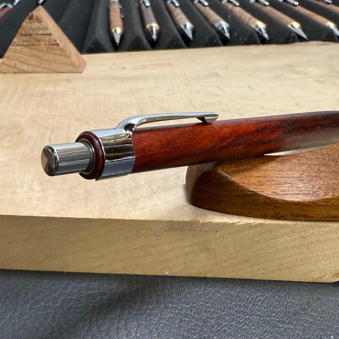 187紅木 木製シャーペン 最強低重心R 真鍮