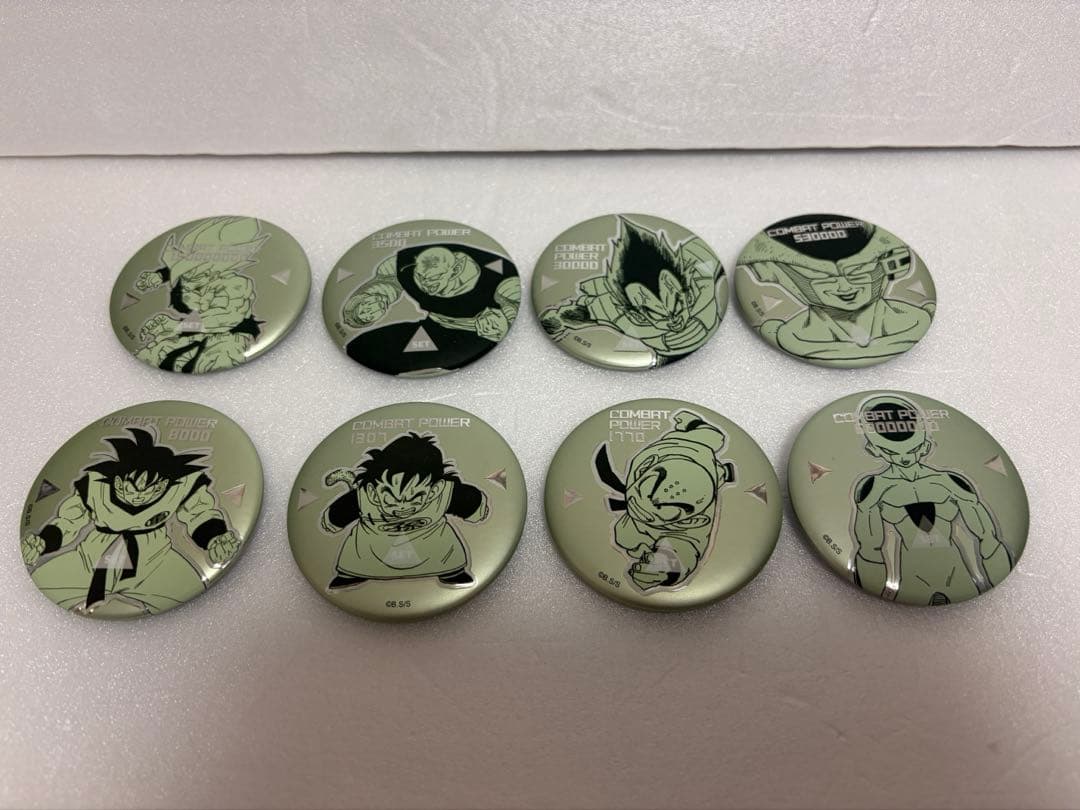 【フルコンプ】ドラゴンボール 戦闘力缶バッジ 40th記念フェア ジャンプショッ DRAGON BALL』戦闘力缶バッジコレクション第1弾 （全8種