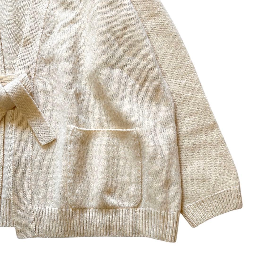 未使用級】ヴラスブラム ポケット付カーディガン コルトレイクリネン