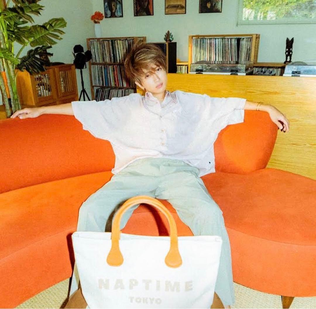 ナップタイム naptime. Nissy 西島隆弘 トート バック - メルカリ