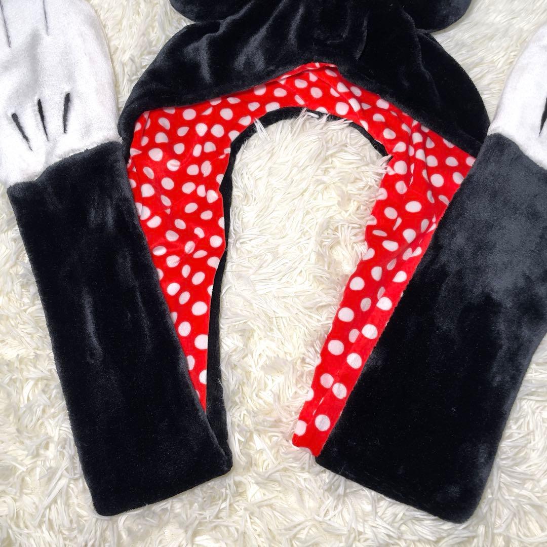 ディズニー ミニー マフラーキャップ - メルカリ