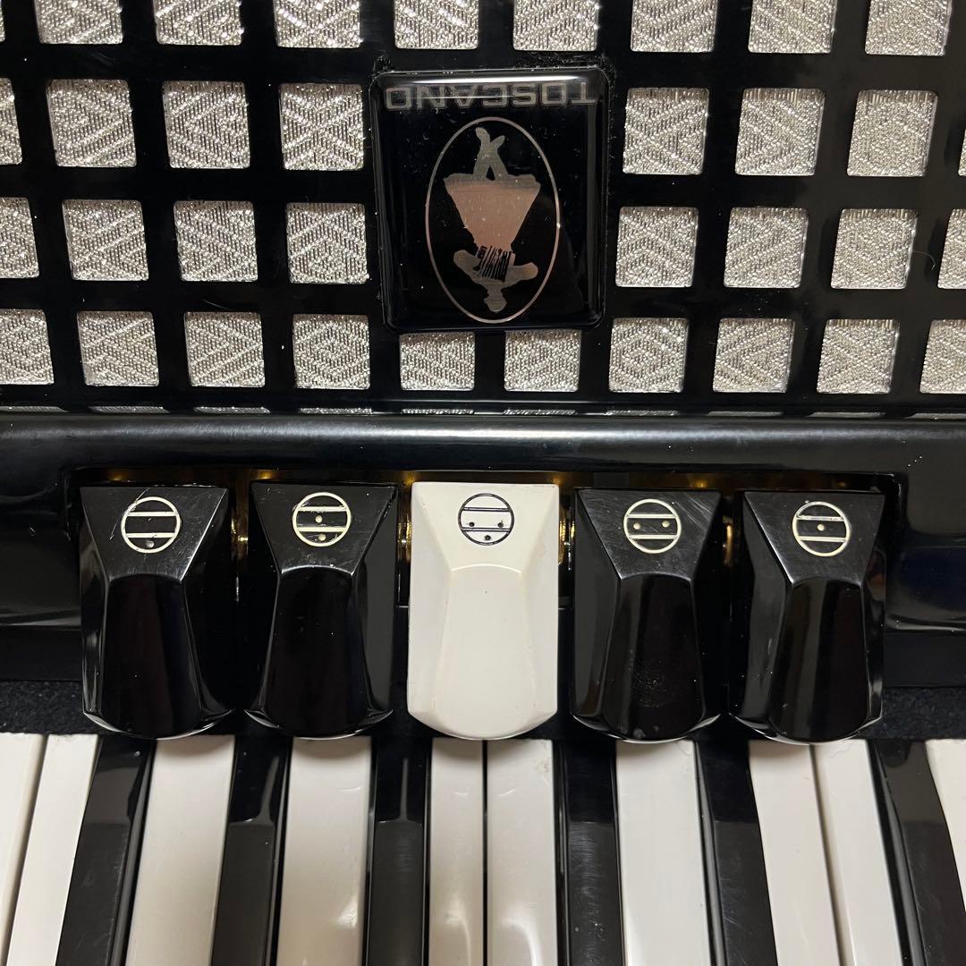 TOSCANO アコーディオン 34鍵盤 トスカーノ ブラック - 鍵盤楽器最