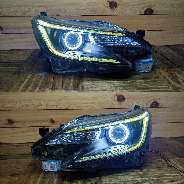 130系 マークX イカリング ヘッドライト 中期 後期 インナーブラック 130系 マークX イカリング ヘッドライト 中期 後期 インナーブラック