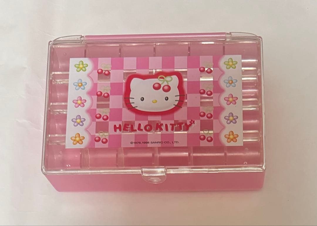 昭和レトロ　ハローキティ　アクセサリーケース 新品/未使用 オルゴール付き アクセサリーケース レトロ ハローキティ