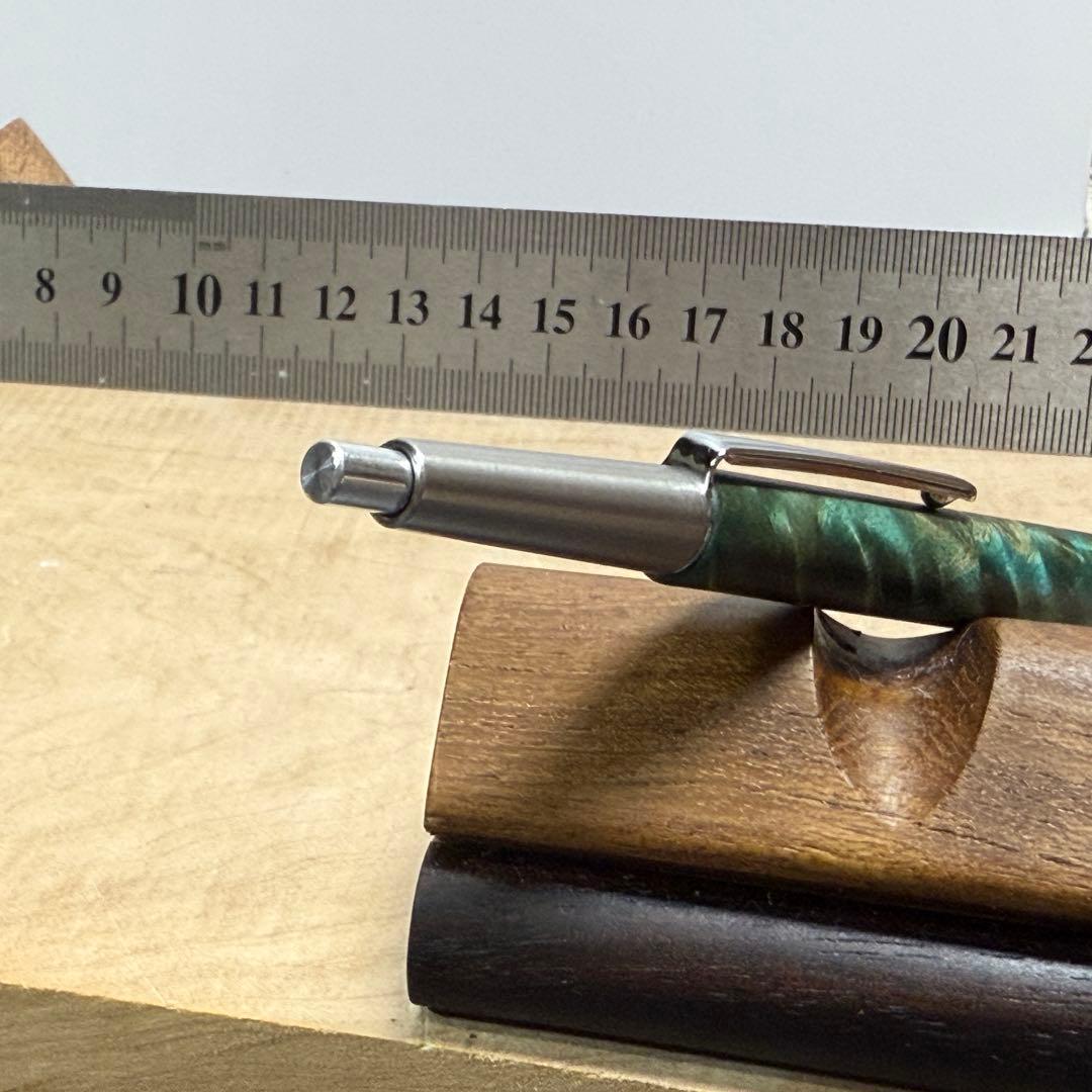 126栃サバ杢スタビ PG-5用カスタム木軸 低重心テーパータイプ