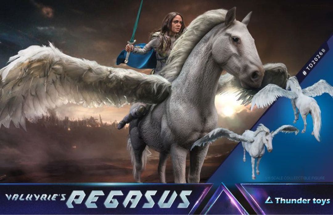 新品 フィギュア ヴァルキリー & ペガサス アベンジャーズ 新品 Thunder Toys ヴァルキリー & ペガサス アベンジャーズ 新品