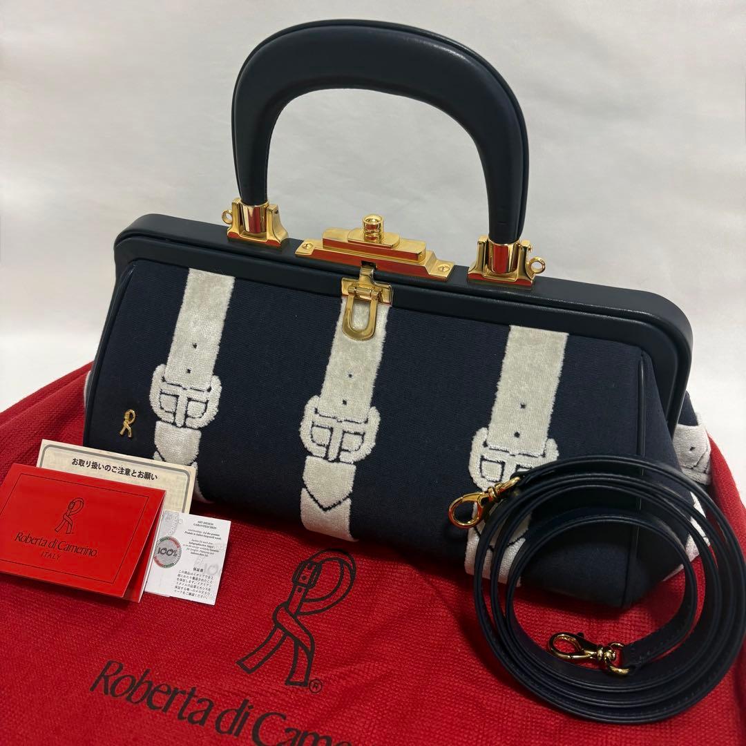 正規品 希少 ロベルタディカメリーノ バゴンギ ハンドバック キャンバス 牛革 楽天市場】ロベルタ ディ カメリーノ Roberta di Camerino バッグ