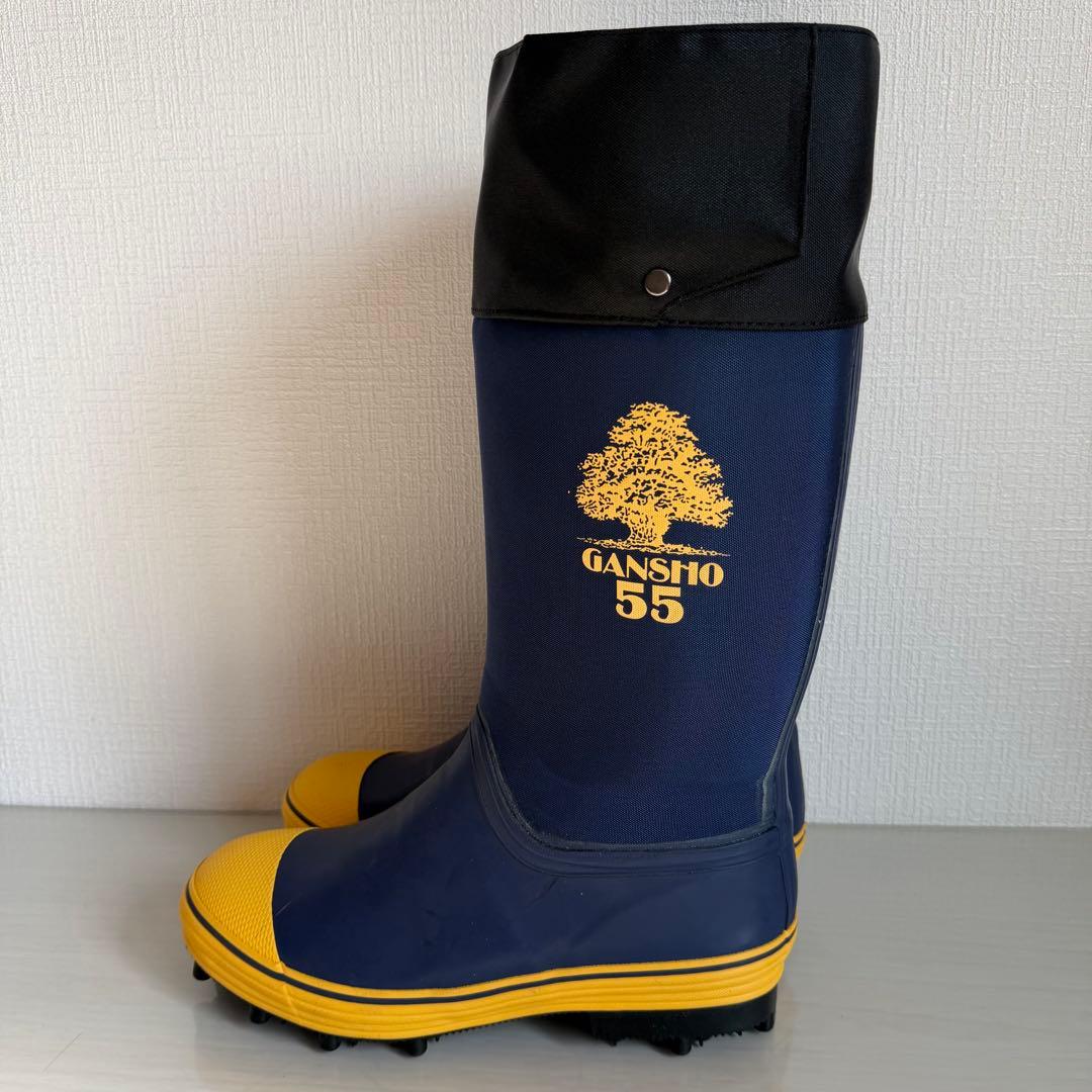 ミツウマ 岩礁 55NS スパイク長靴 日本製 軽量 吸汗性 防寒性 28cm