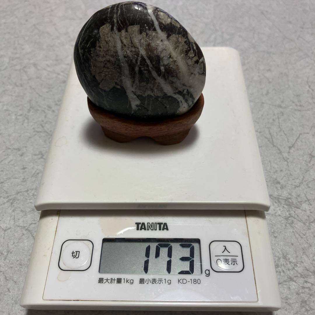 菊花石 秩父 木製台座付き - メルカリ