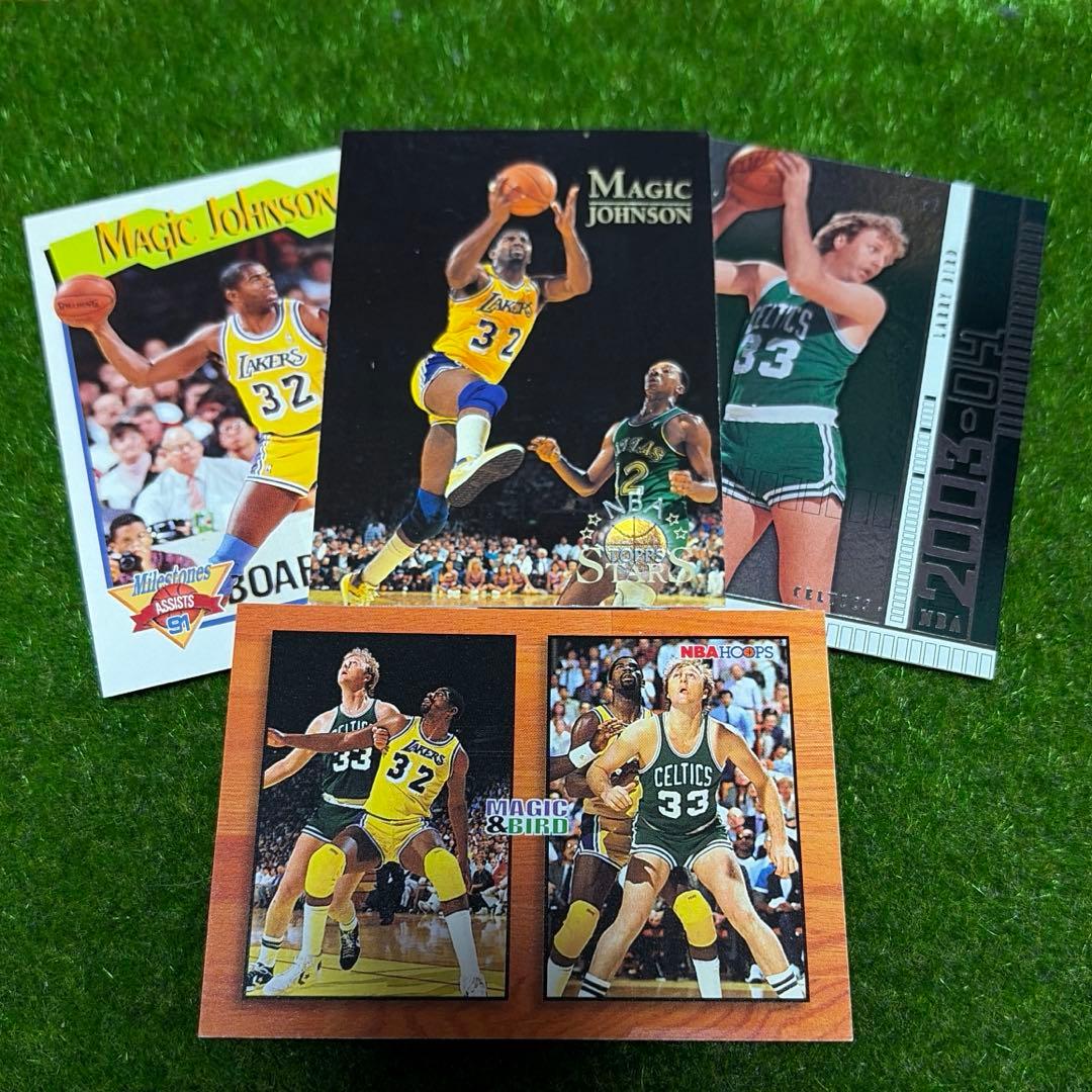 NBA マジック・ジョンソン/ラリー・バード 4枚セット - メルカリ