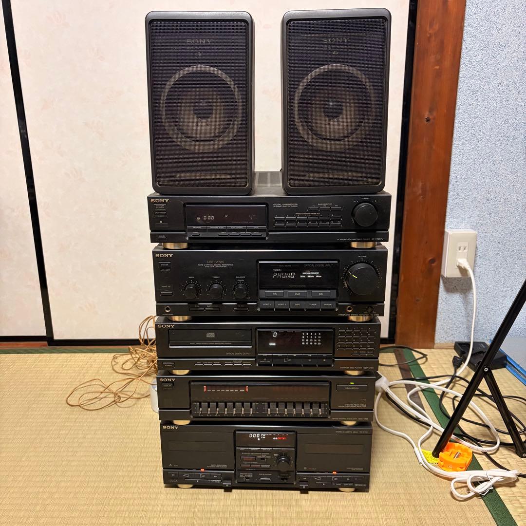 SONY LBT-V725 コンポ　スピーカー 【送料無料】 SONY LBT-V725 オーディオ セット売り｜Yahoo!フリマ（旧PayPayフリマ）