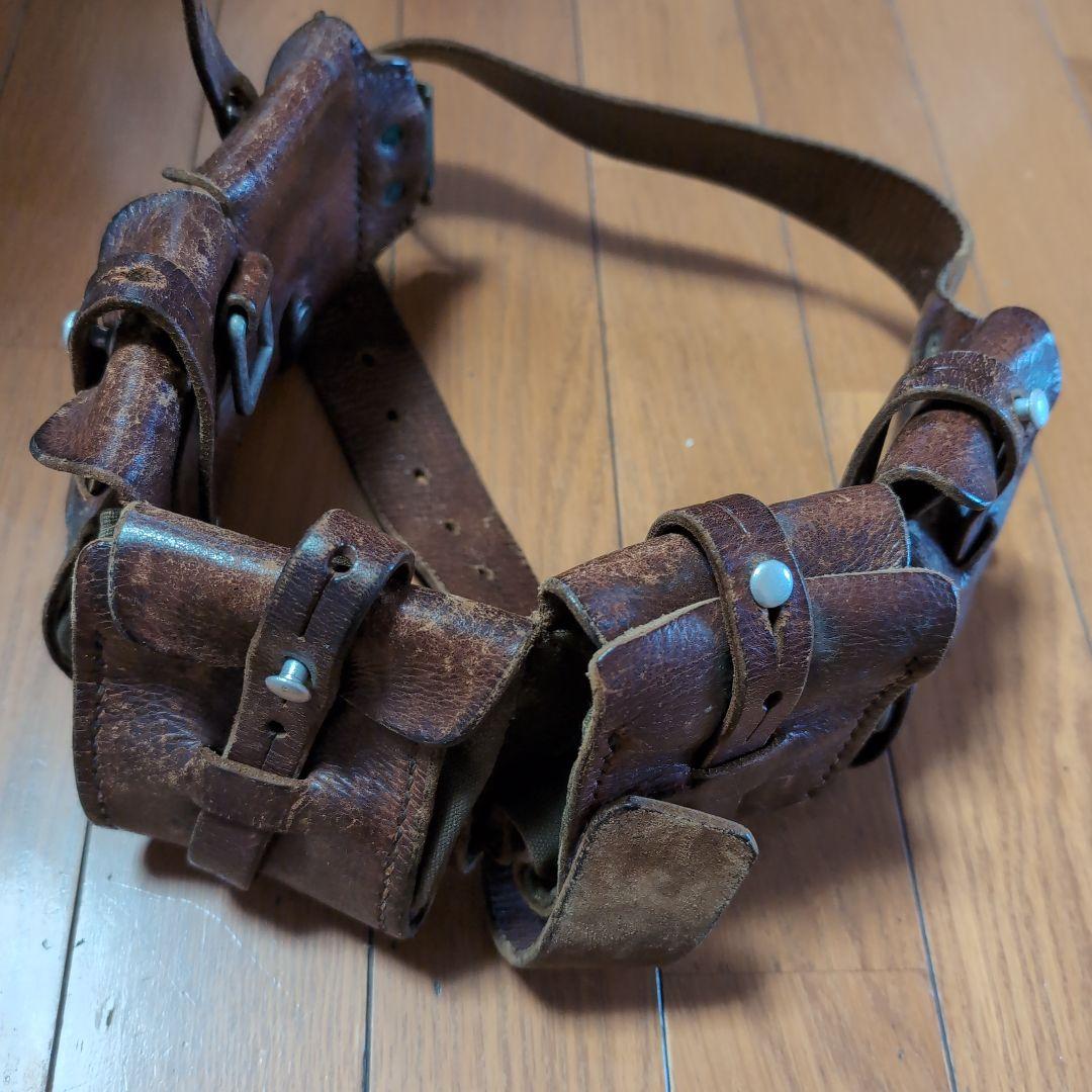 50'sビンテージ スウェーデン軍実物 本革レザーベルト バンダリア 楽天市場】スウェーデン軍 レザーアンモベルト USED レザーバンダリア