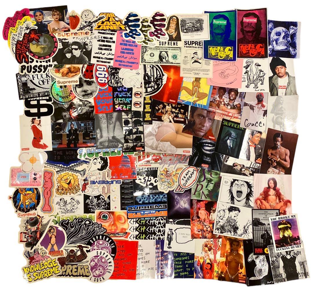 貴重】Supreme 歴代ステッカー 202枚 ダブリなし - メルカリ