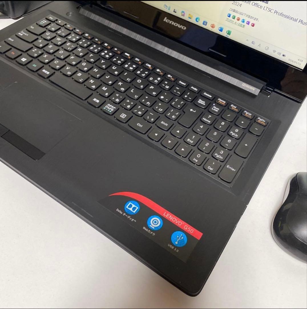 Lenovo G50 ノートPC Microsoft Office 2021